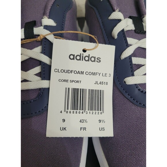 Adidas Cloudfoam Comfy LE 3 Purple White Sneakers Men\'s US 9.5 JL4518 NWT main image 5